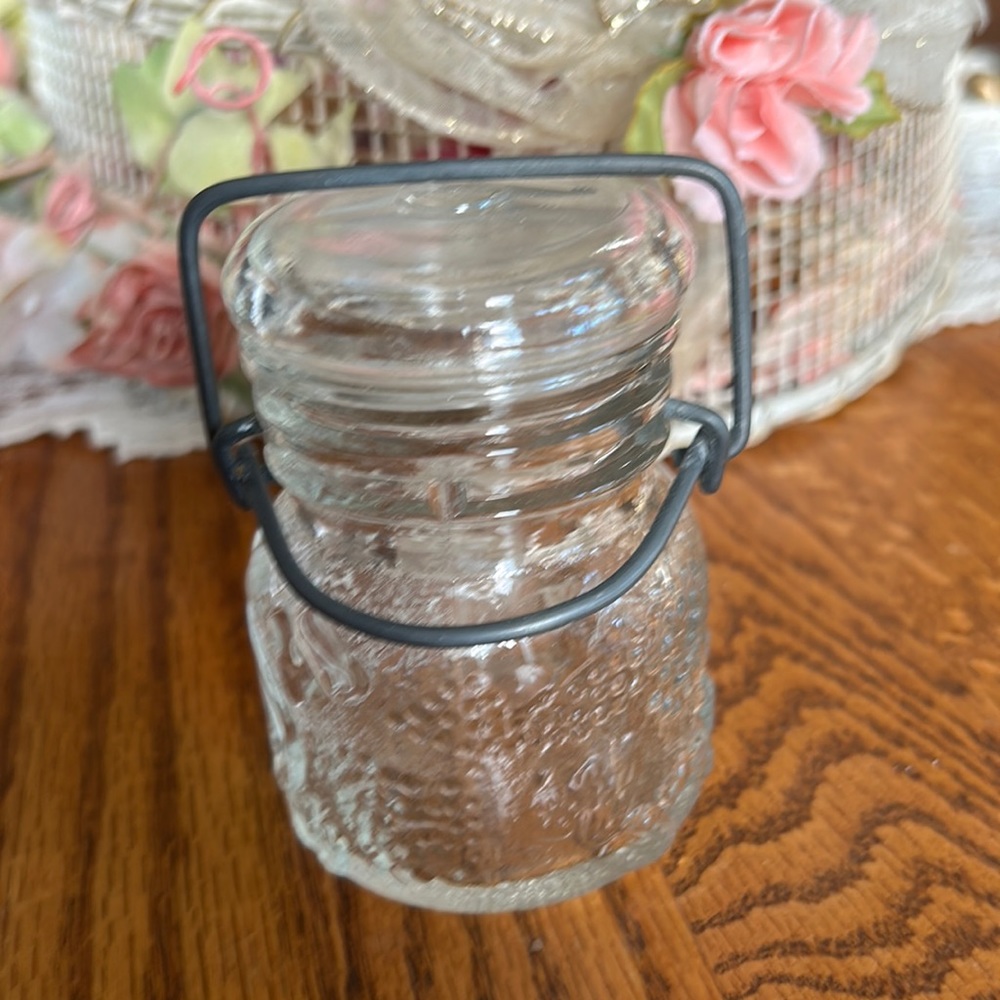 Vintage glass container